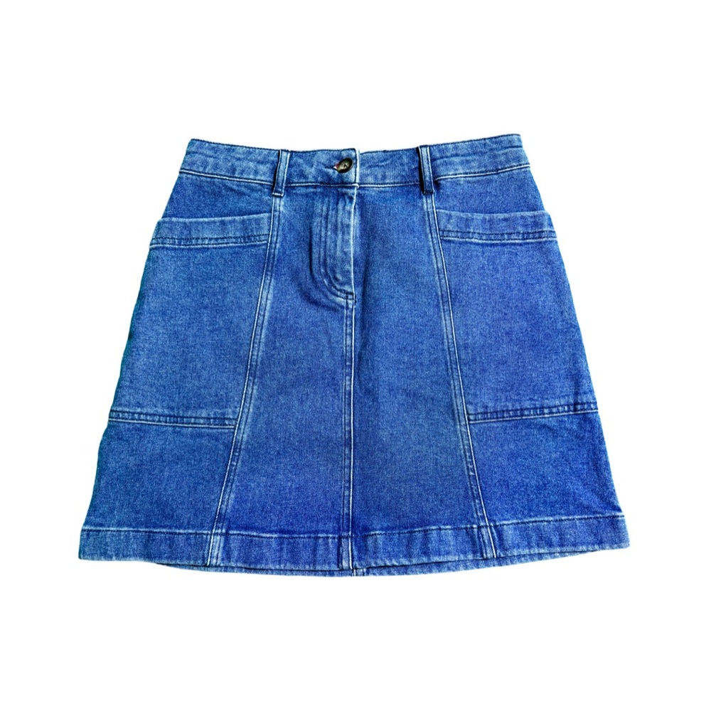 BODEN DENIM Ladies Denim Skirt w/Pockets